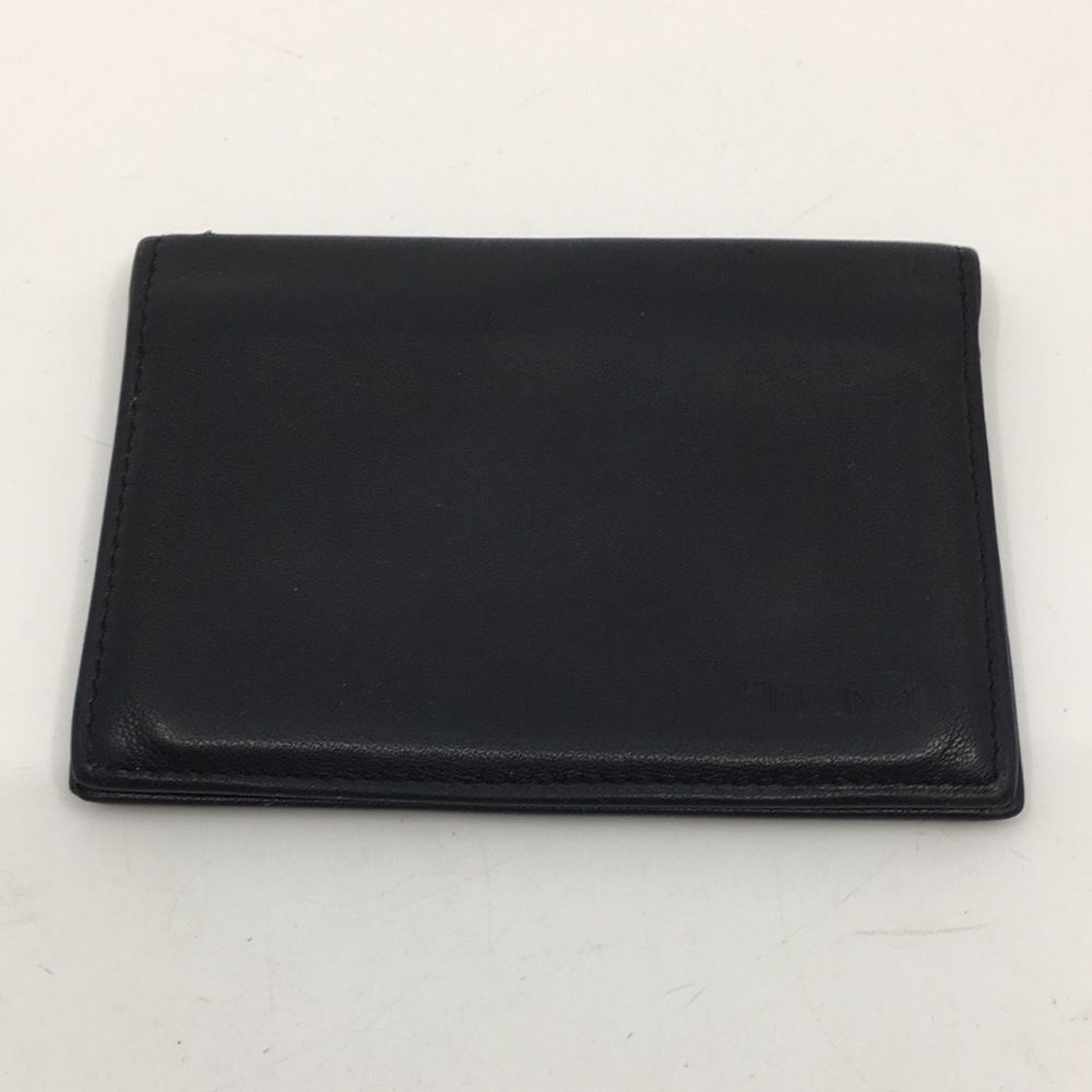 TUMI - Slim Card Case - Black Leather